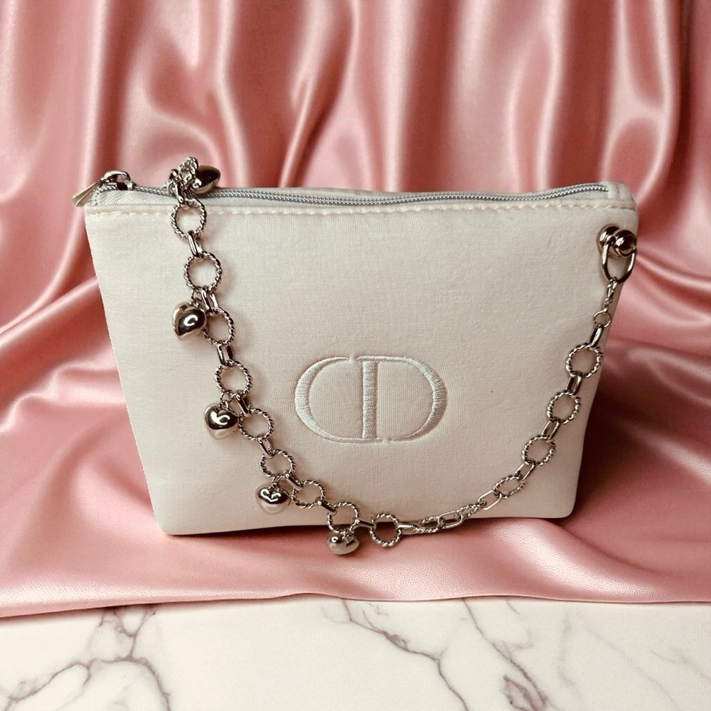 Dior Blush Beauty Cosmetic Bag or Clutch